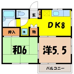 プティメゾン（深谷市上野台）の物件間取画像